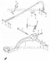 FREIN ARRIERE pour Suzuki KINGQUAD 300 2000