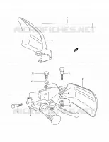 PROTEGES MAINS (OPTIONNEL) pour Suzuki KINGQUAD 300 2000