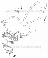 RADIATEUR D'HUILE pour Suzuki KINGQUAD 300 2000