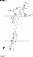 COLONNE DE DIRECTION pour Suzuki KINGQUAD 400 2015