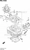 CULASSE pour Suzuki KINGQUAD 400 2015