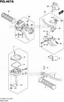 ENSEMBLE LEVIERS   POIGNEES pour Suzuki KINGQUAD 400 2015