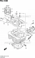 CULASSE (LT F400FL5 P33) pour Suzuki KINGQUAD 400 2015