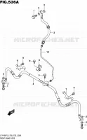 DURITE DE FREIN AVANT pour Suzuki KINGQUAD 400 2015