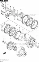 EMBRAYAGE pour Suzuki KINGQUAD 400 2015