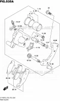ETRIER DE FREIN AVANT pour Suzuki KINGQUAD 400 2015