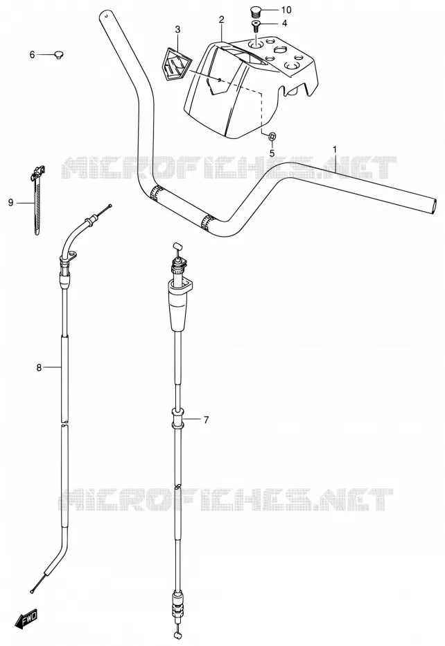 GUIDON Suzuki QUAD 400 EIGER 2007  LT-F400 K7 (P03,P28,P33)
