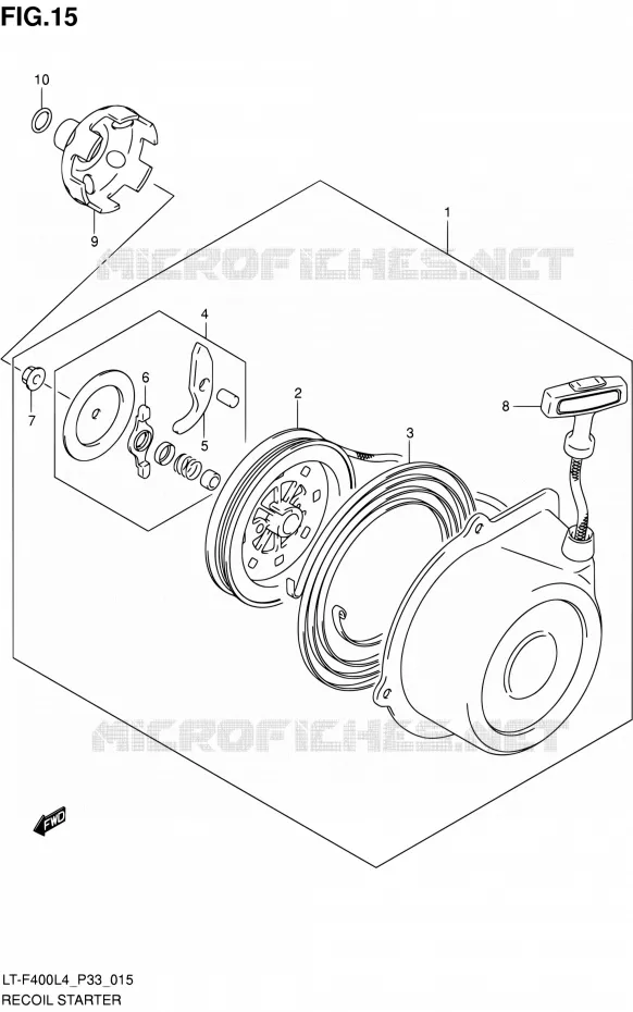 LANCEUR Suzuki QUAD 400 KINGQUAD 2014  LT-F400 L4/LT-F400Z L4 (P03,P28,P33)