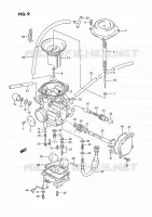 CARBURATEUR pour Suzuki KINGQUAD 300 1995
