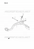 FREIN ARRIERE pour Suzuki KINGQUAD 300 1995