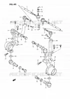 FREIN ARRIERE pour Suzuki KINGQUAD 300 1995