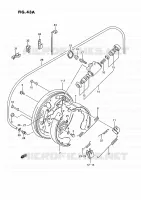 FREIN AVANT (VOIR NOTE) pour Suzuki KINGQUAD 300 1995