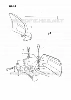 PROTEGES MAINS (OPIONAL) pour Suzuki KINGQUAD 300 1995
