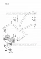 RADIATEUR D'HUILE pour Suzuki KINGQUAD 300 1995