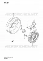 ALLUMAGE ROTOR   STATOR pour Suzuki QUADSPORT 250 2010