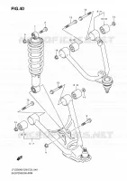 AMORTISSEUR   TRIANGLES pour Suzuki QUADSPORT 250 2010