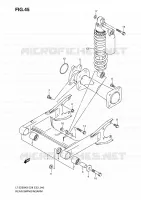 BRAS OSCILLANT ARRIERE pour Suzuki QUADSPORT 250 2010