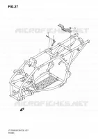 CADRE pour Suzuki QUADSPORT 250 2010
