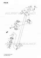 COLONNE DE DIRECTION pour Suzuki QUADSPORT 250 2010