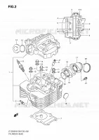 CULASSE pour Suzuki QUADSPORT 250 2010