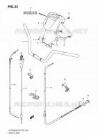 GUIDON pour Suzuki QUADSPORT 250 2010