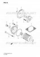 POMPE A HUILE pour Suzuki QUADSPORT 250 2010