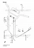 GUIDON pour Suzuki QUADSPORT 50 2010