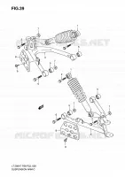 AMORTISSEUR   TRIANGLES pour Suzuki QUADSPORT 90 2010