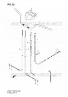 GUIDON pour Suzuki QUADSPORT 90 2010