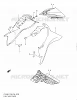 RESERVOIR D'ESSENCE   COUVERCLES (MODEL L0) pour Suzuki QUADSPORT 90 2010