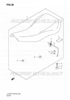 SELLE pour Suzuki QUADSPORT 90 2010