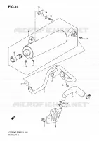 SILENCIEUX pour Suzuki QUADSPORT 90 2010