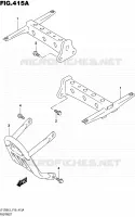 REPOSE PIED pour Suzuki QUADSPORT 90 2015