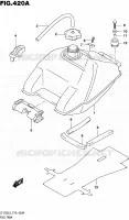 RESERVOIR D'ESSENCE pour Suzuki QUADSPORT 90 2015