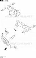 REPOSE PIED pour Suzuki QUADSPORT 90 2016