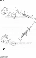 ARBRE A CAMES   VALVE pour Suzuki BURGMAN 400 2013