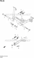 BEQUILLE pour Suzuki BURGMAN 400 2013