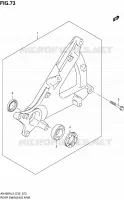 BRAS OSCILLANT ARRIERE pour Suzuki BURGMAN 400 2013