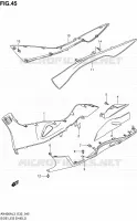 CARENAGES INFERIEUR (AN400ZAL3 E28) pour Suzuki BURGMAN 400 2013