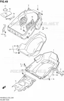 COFFRE pour Suzuki BURGMAN 400 2013