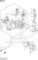 CORPS DE PAPILLON (AN400AL3 E33) pour Suzuki BURGMAN 400 2013