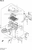 FILTRE A AIR pour Suzuki BURGMAN 400 2013