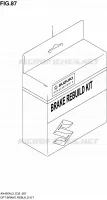KIT REPARATION DE FREIN pour Suzuki BURGMAN 400 2013