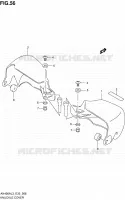 PROTEGES MAINS (AN400ZAL3 E28) pour Suzuki BURGMAN 400 2013