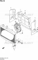 RADIATEUR pour Suzuki BURGMAN 400 2013
