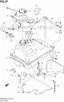 RESERVOIR D'ESSENCE pour Suzuki BURGMAN 400 2013