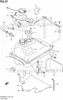 RESERVOIR D'ESSENCE pour Suzuki BURGMAN 400 2013
