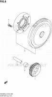 ROUE LIBRE DE DEMARREUR pour Suzuki BURGMAN 400 2013