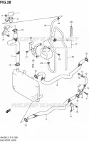DURITE DE RADIATEUR (AN400ZAL3 E02) pour Suzuki BURGMAN 400 2013