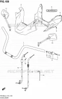 GUIDON (AN400ZAL3 E02) pour Suzuki BURGMAN 400 2013